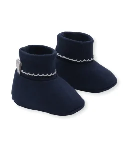 Kissy Kissy Navy Kissy Basics Booties> Booties|Classic Collections