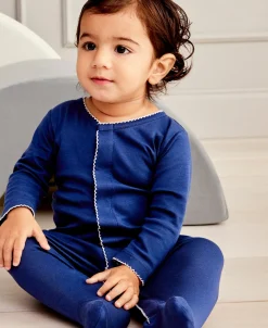Kissy Kissy Navy Kissy Basics Footie NEW><noscript><img width=