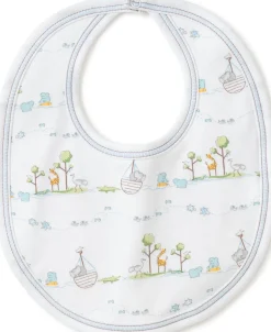 Kissy Kissy Noah's Blue Print Bib> Bibs|Classic Collections