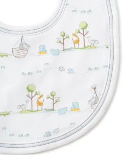 Kissy Kissy Noah's Blue Print Bib> Bibs|Classic Collections