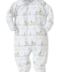 Kissy Kissy Noah's Blue Print Footie> Footies|Classic Collections