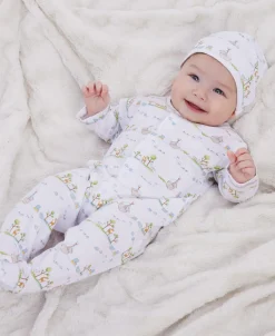 Kissy Kissy Noah's Blue Print Footie> Footies|Classic Collections