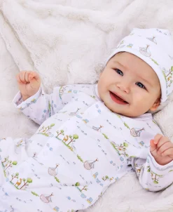 Kissy Kissy Noah's Blue Print Hat> Hats|Classic Collections