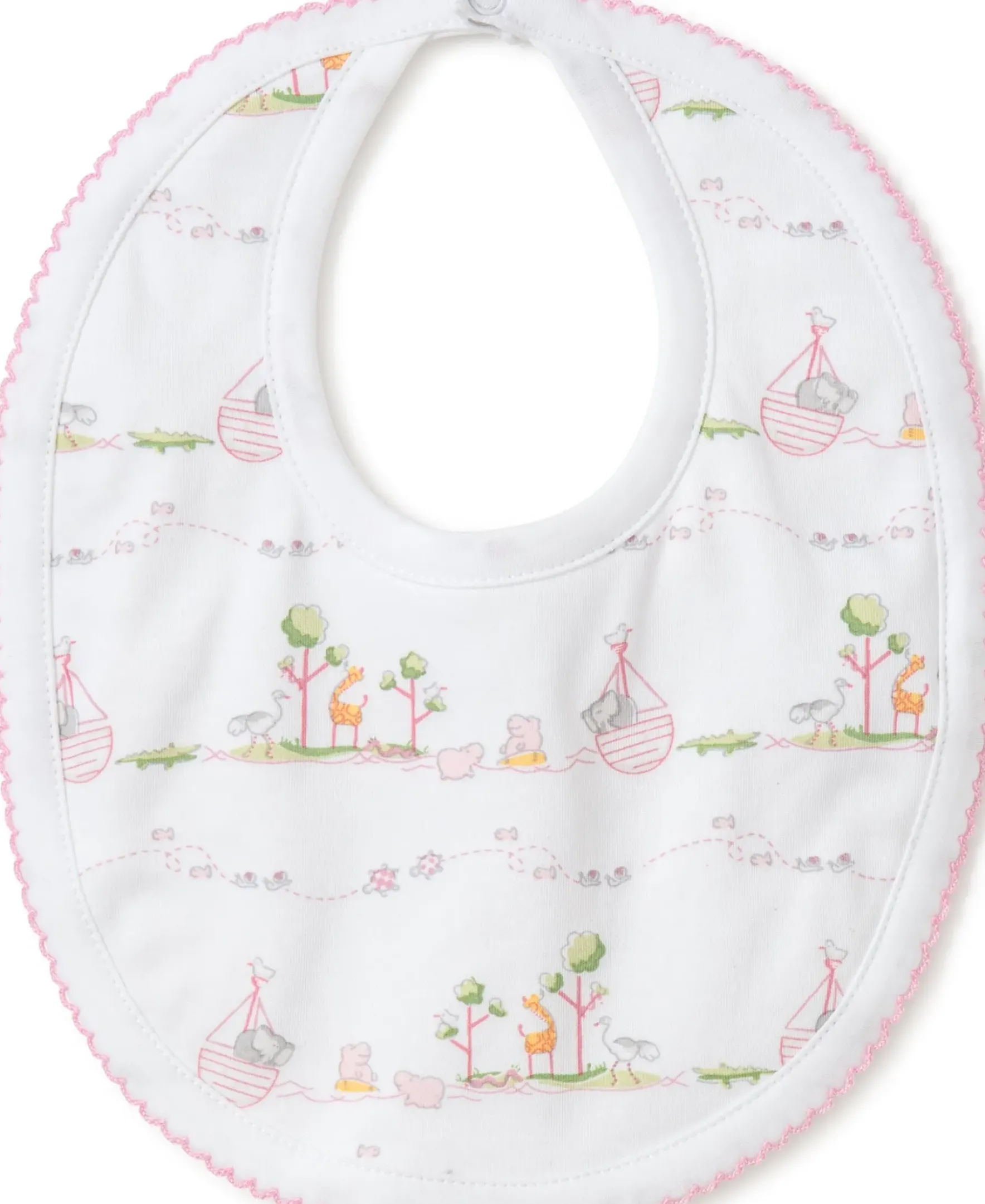 Kissy Kissy Noah's Print Bib> Bibs|Classic Collections