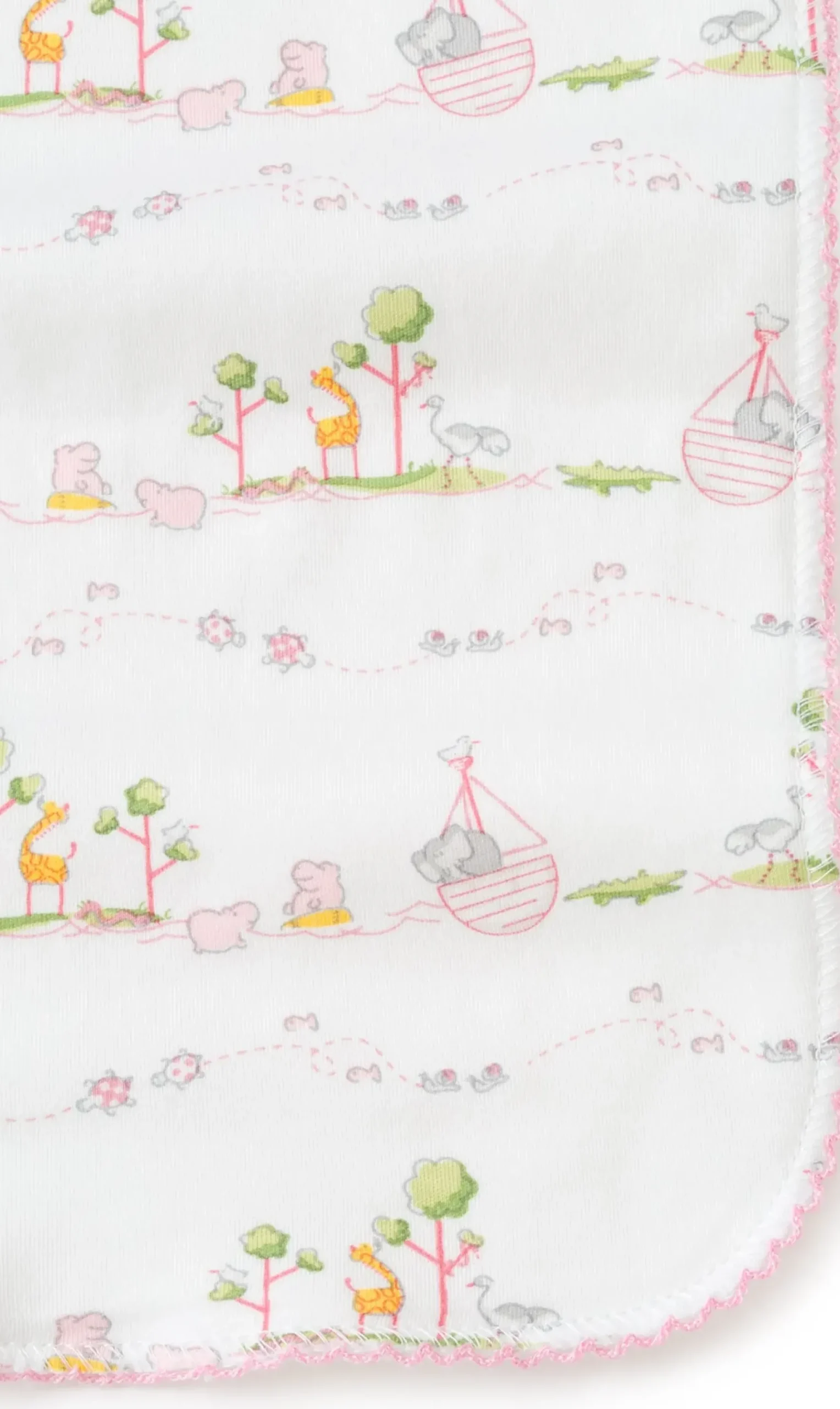 Kissy Kissy Noah's Print Burp Cloth> Burp Cloths|Classic Collections