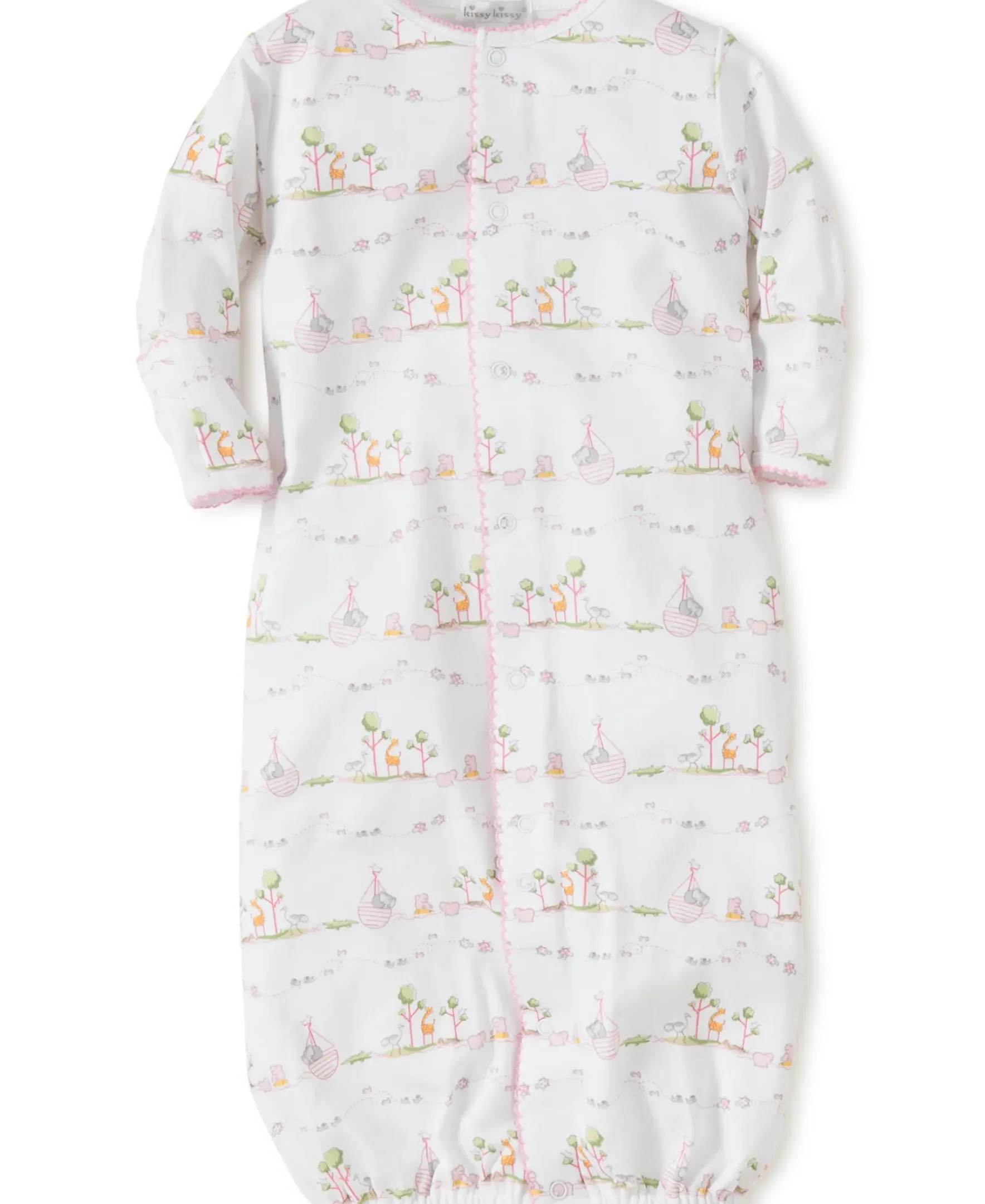 Kissy Kissy Noah's Print Convertible Gown> Convertible Gowns|Classic Collections