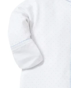 Kissy Kissy Personalized White/Blue New Kissy Dots Conv. Gown><noscript><img width=
