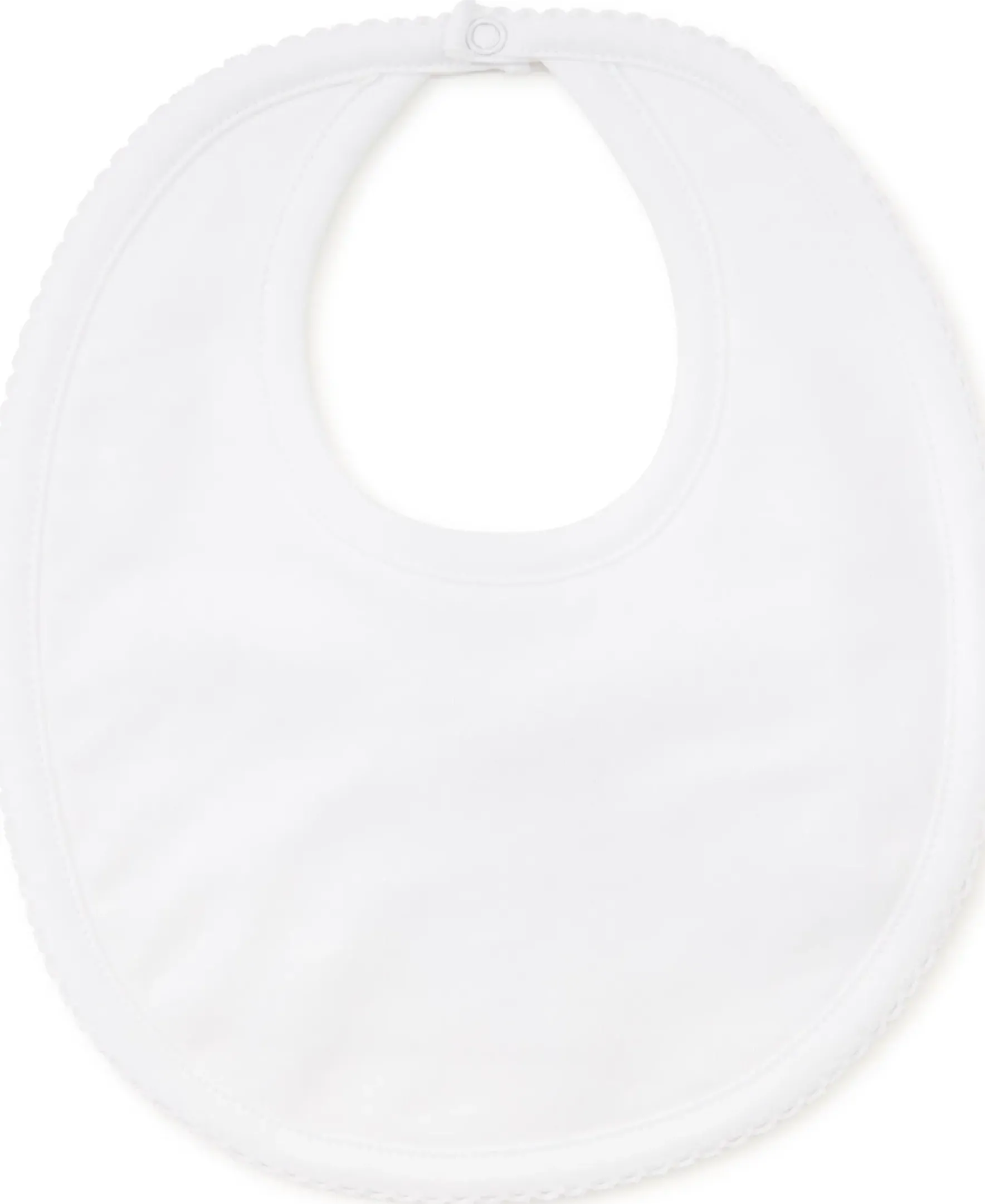 Kissy Kissy Personalized White Kissy Basics Bib> Bibs|White Basics