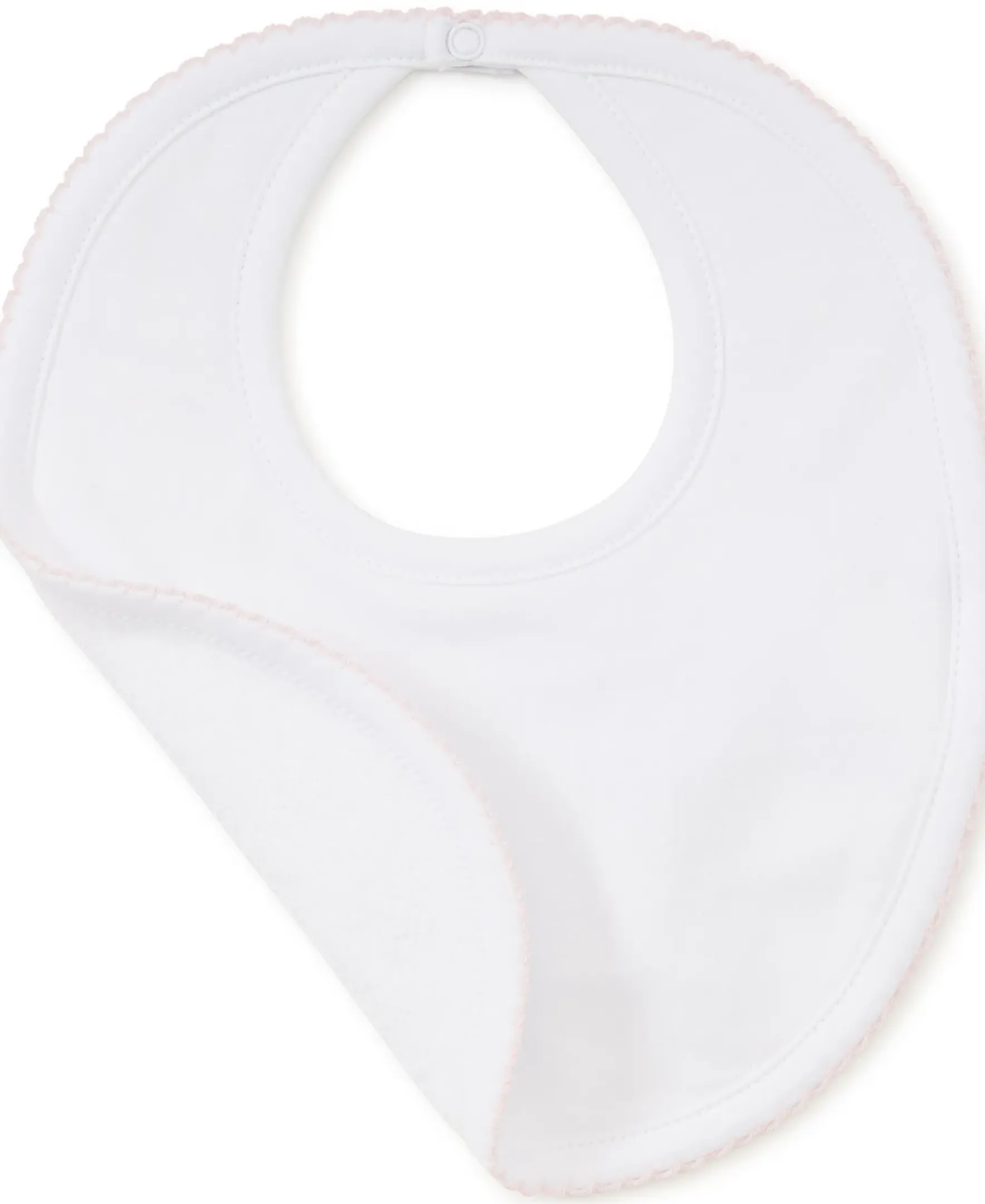 Kissy Kissy Personalized Kissy Basics Bib> Bibs|White Basics