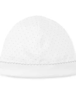 Kissy Kissy Personalized New Kissy Dots Print Hat> Hats|White Basics