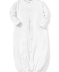 Kissy Kissy Personalized New Kissy Dots Conv Gown> White Basics|Classic Collections