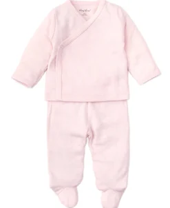 Kissy Kissy Pointelle Cross Tee and Pant Set> Classic Collections