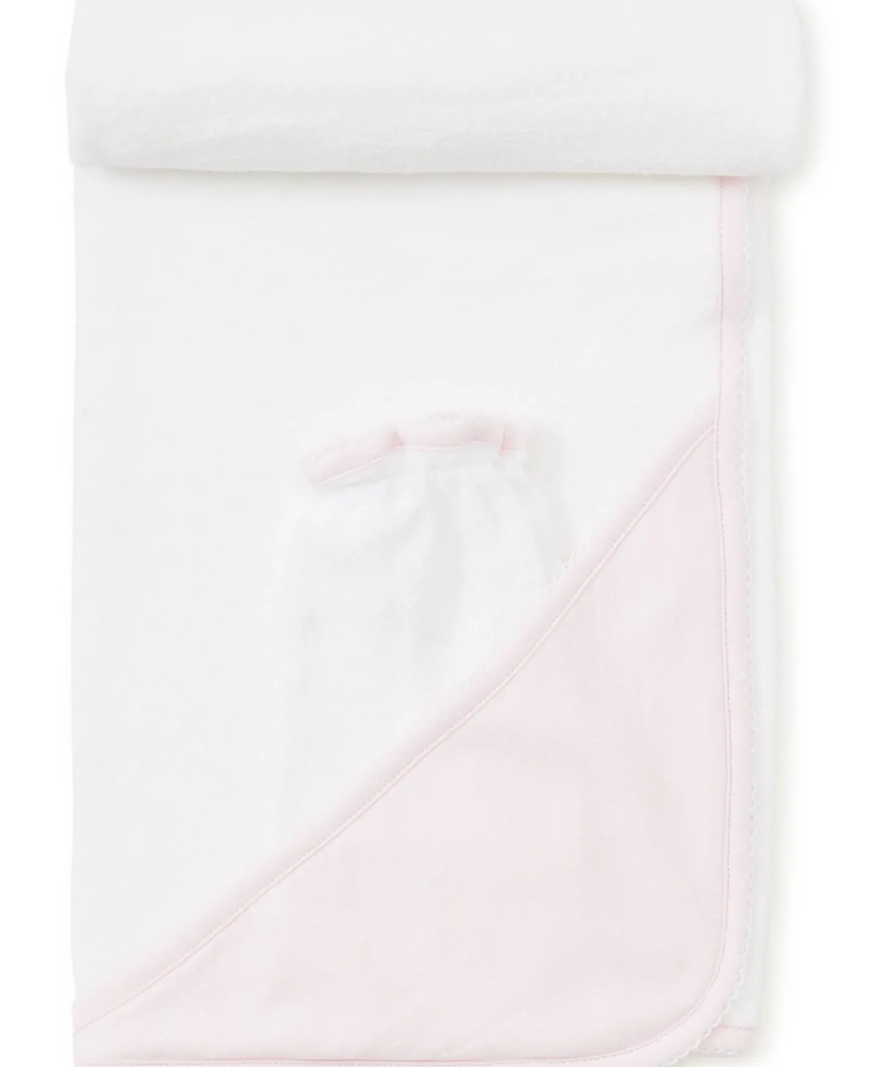 Kissy Kissy New Kissy Dots Hooded Towel & Mitt Set> Hooded Bath Towels|White Basics