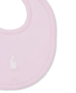Kissy Kissy Pique Bunny Bash Bib> Bibs