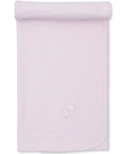 Kissy Kissy Pique Bunny Bash Gingham Blanket> Blankets
