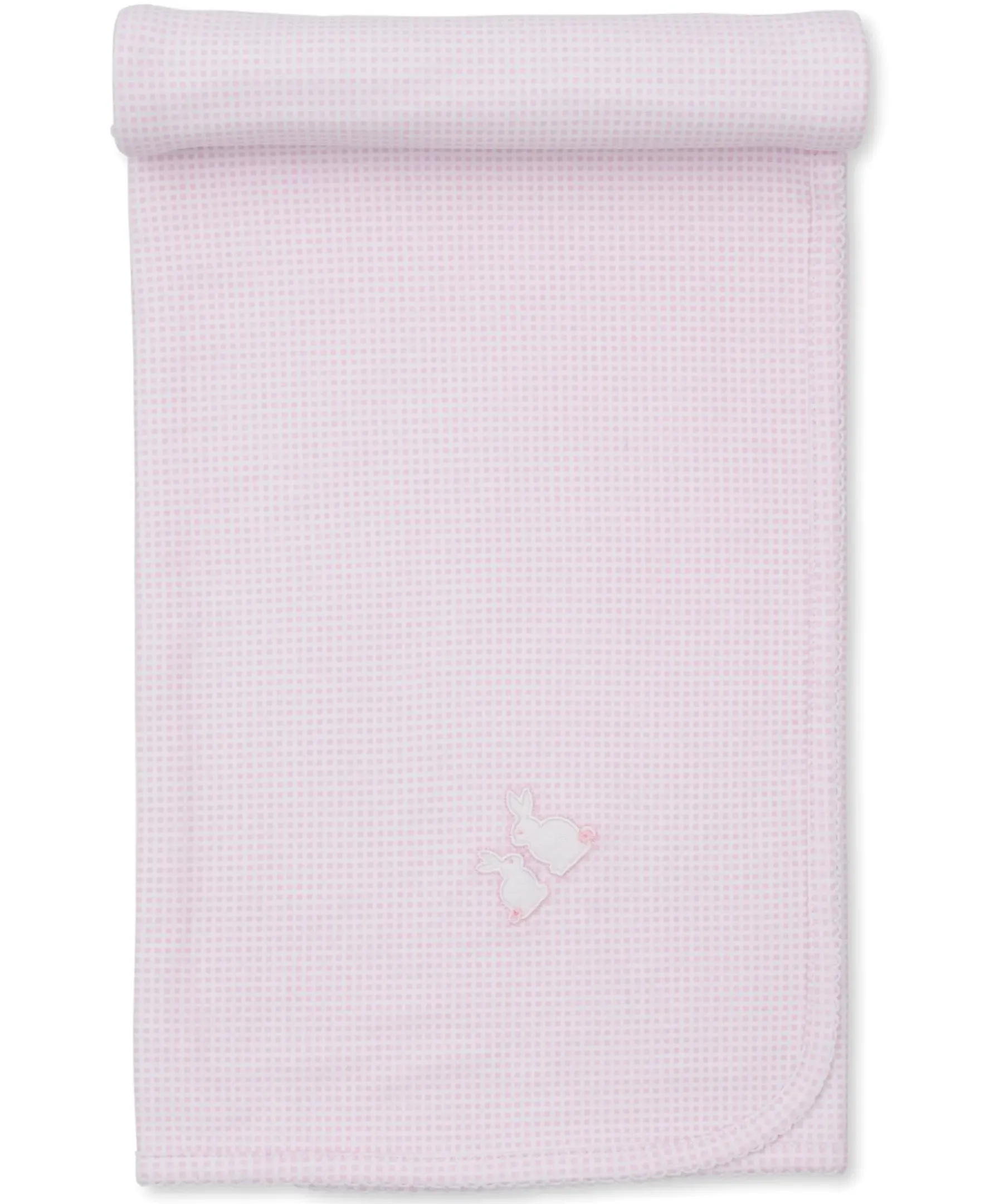 Kissy Kissy Pique Bunny Bash Gingham Blanket> Blankets