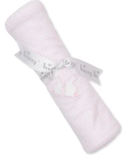 Kissy Kissy Pique Bunny Bash Gingham Blanket> Blankets