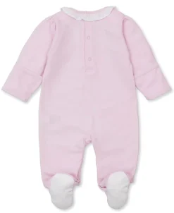 Kissy Kissy Pique Bunny Bash Ruffle Footie> Footies