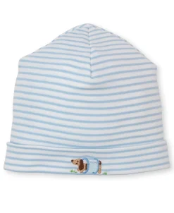 Kissy Kissy Playground Pups Stripe Hat> Hats
