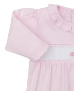 Kissy Kissy Premier Baby Bunny Patch Hand Emb. Footie> Footies|Smocking + Hand Embroidery