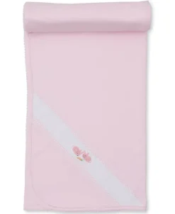 Kissy Kissy Premier Baby Bunny Patch Hand Emb. Blanket> Blankets|Smocking + Hand Embroidery