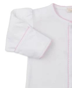 Kissy Kissy Premier Baby Bunny Patch Footie> Footies|Smocking + Hand Embroidery