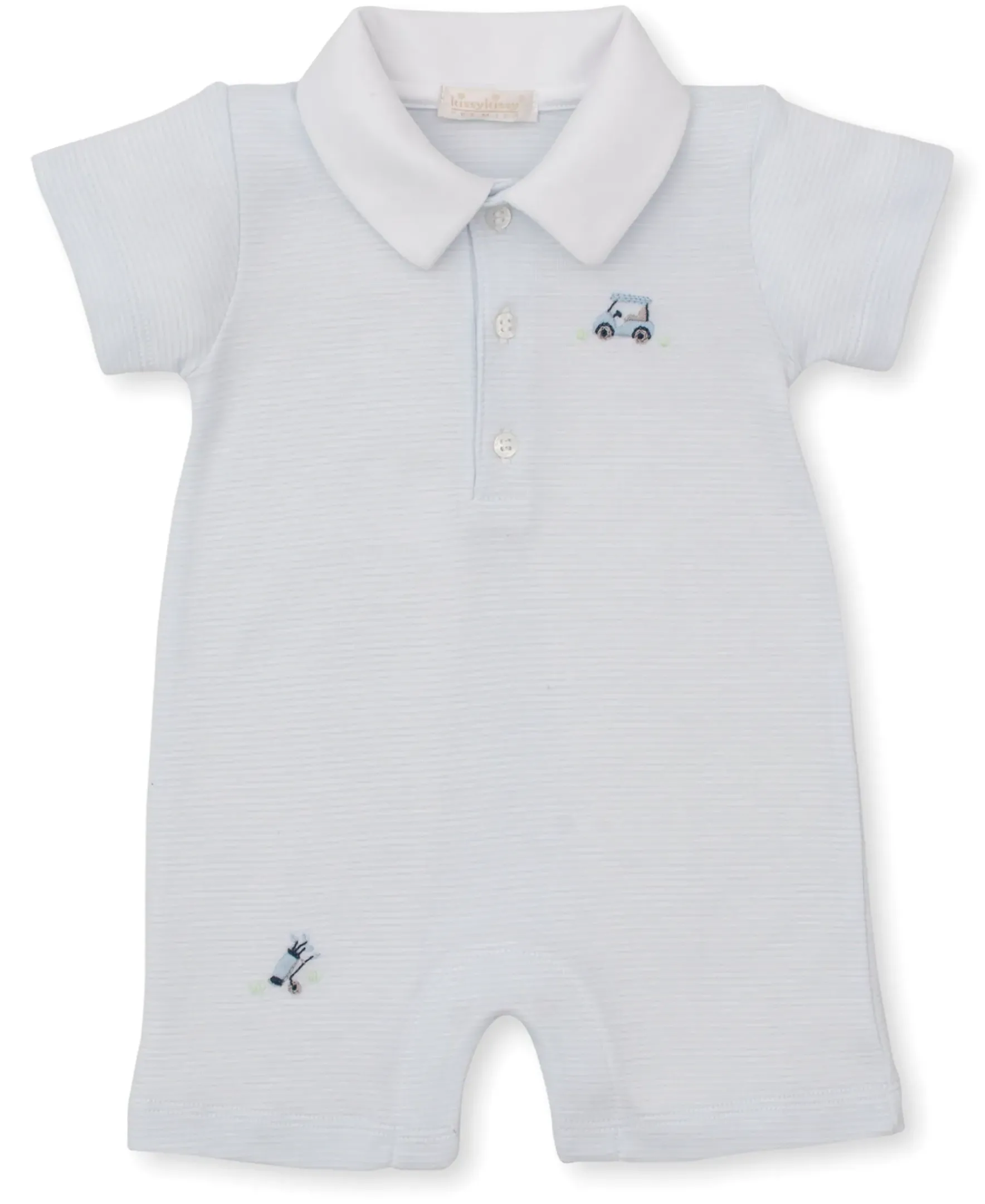 Kissy Kissy Premier Fairway Foursome Hand Emb. Short Playsuit> Playsuits|Rompers