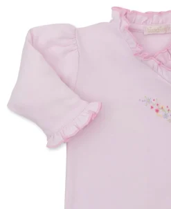 Kissy Kissy Premier Flowers & Vines Hand Emb. Footie> Footies|Smocking + Hand Embroidery