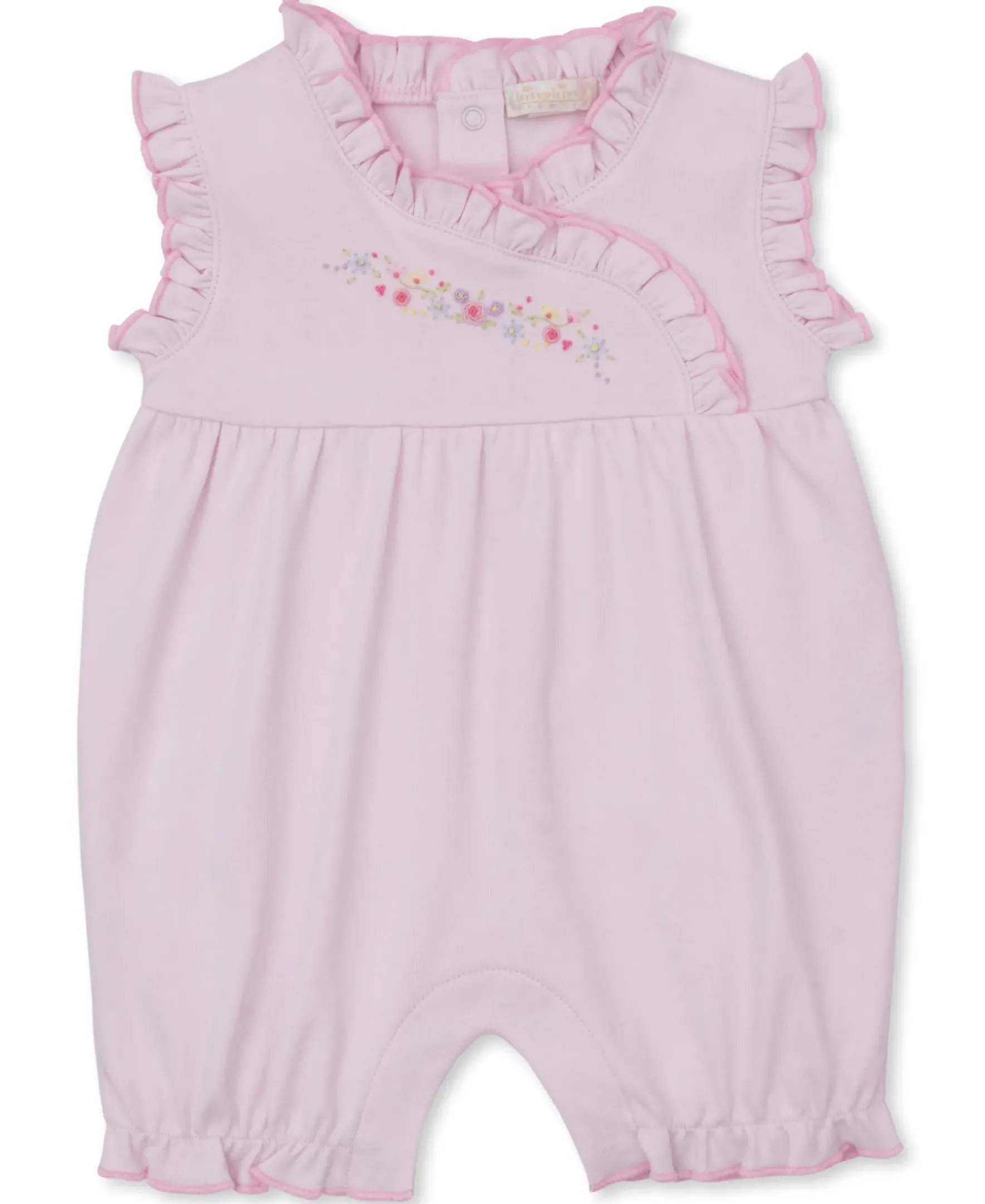 Kissy Kissy Premier Flowers & Vines Hand Emb. Sleeveless Playsuit> Playsuits|Rompers