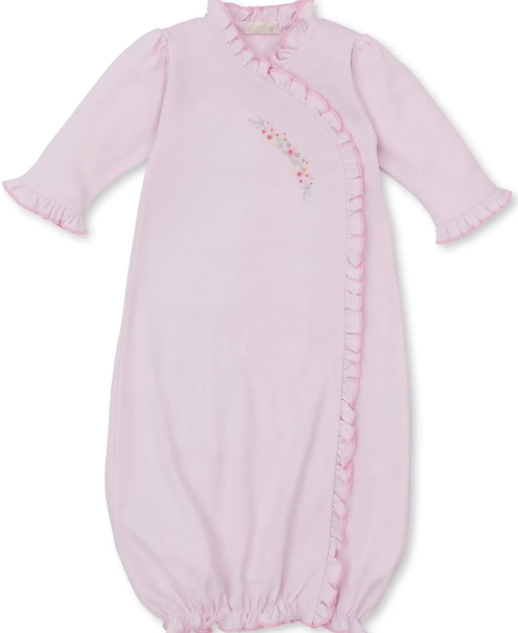 Kissy Kissy Premier Flowers & Vines Hand Emb. Sack> Smocking + Hand Embroidery