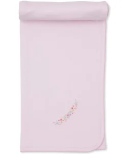 Kissy Kissy Premier Flowers & Vines Hand Emb. Blanket> Blankets|Smocking + Hand Embroidery