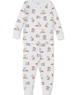 Kissy Kissy Puppy Beach Daze Pajama Set> Pajamas