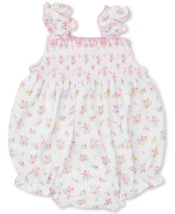 Kissy Kissy Rainbow Flowers Bubble> Rompers|Dresses + Bubbles