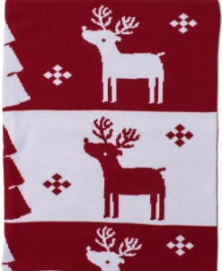 Kissy Kissy Reindeer Knit Novelty Blanket> Blankets|Classic Collections
