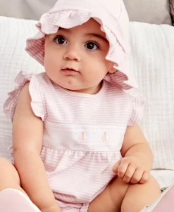 Kissy Kissy Saturday Regatta Stripe Floppy Hat> Hats