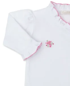 Kissy Kissy SCE Roses and Blooms Hand Emb. Footie> Footies|Smocking + Hand Embroidery