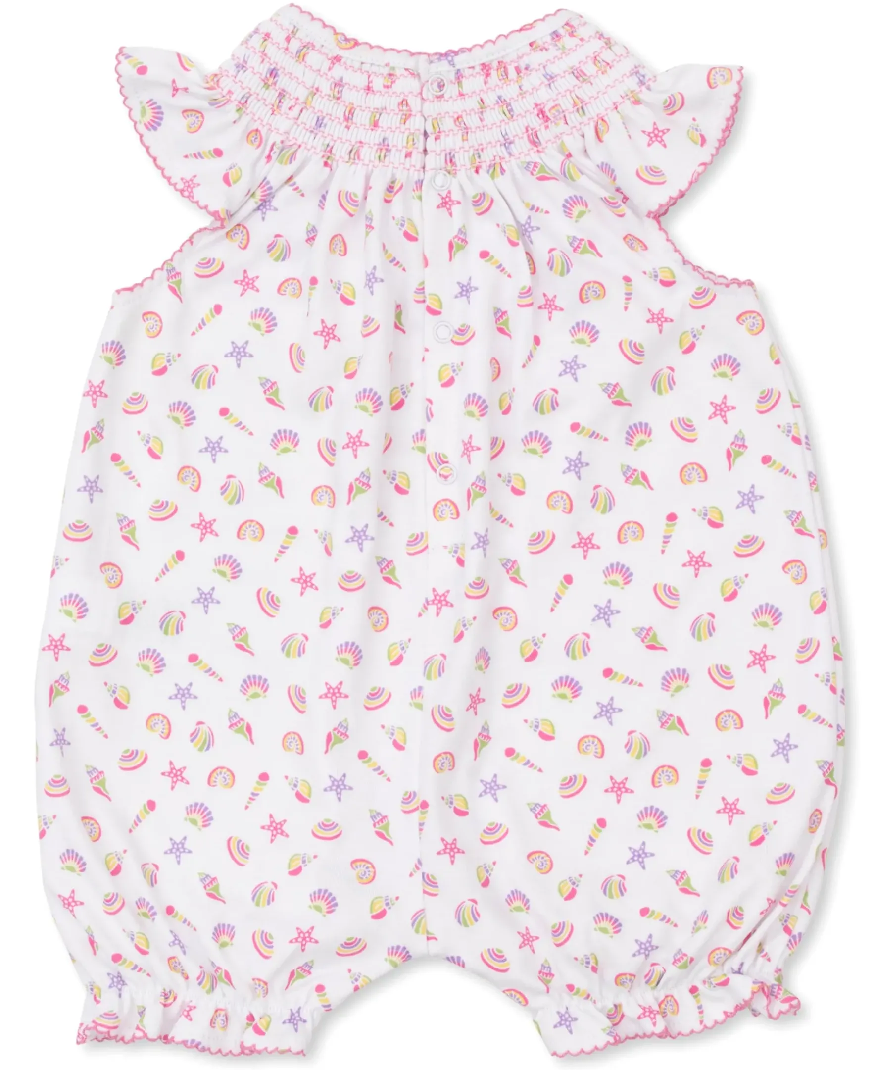 Kissy Kissy Sea Shell Magic Smocked Sleeveless Playsuit> Playsuits|Rompers