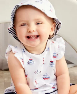 Kissy Kissy Seas the Day Reversible Sunhat><noscript><img width=