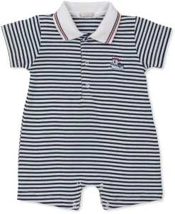Kissy Kissy Seas the Day Short Stripe Playsuit> Playsuits