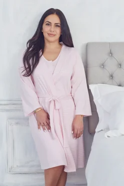 Kissy Kissy Simple Stripes Adult Robe> Classic Collections