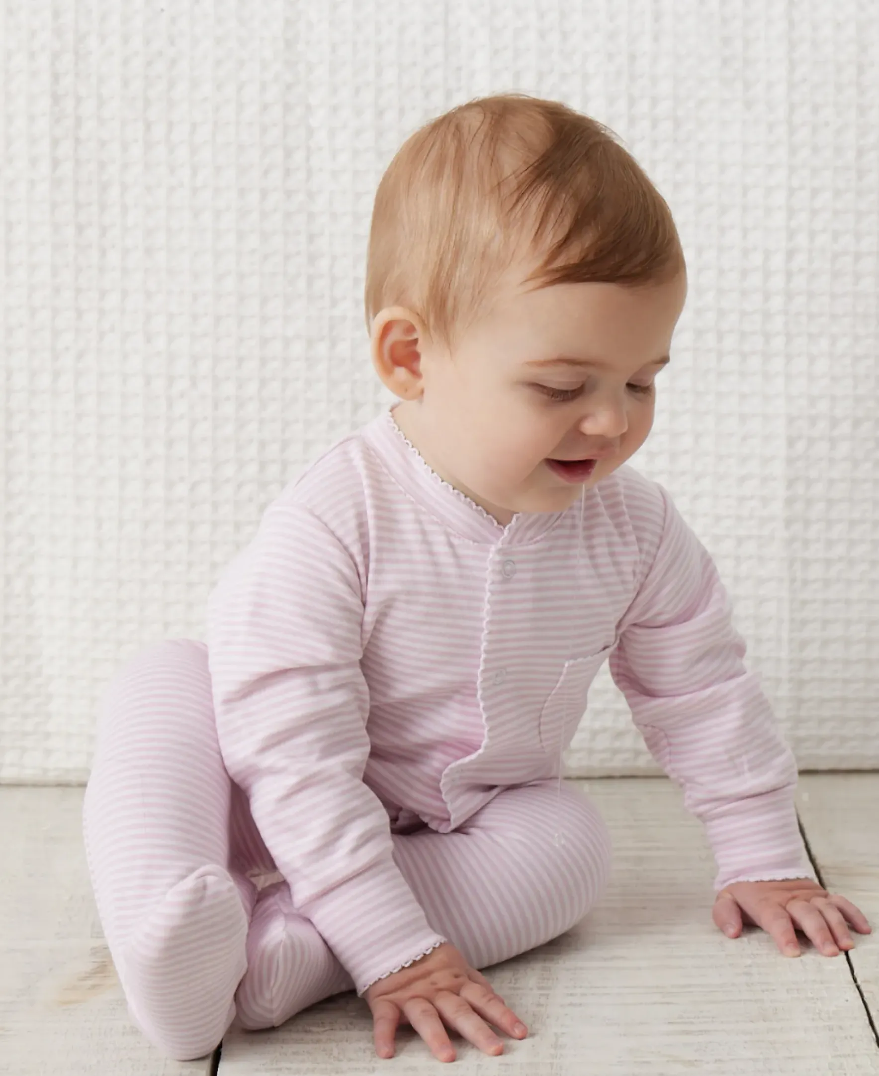 Kissy Kissy Simple Stripes Footie> Footies|Classic Collections