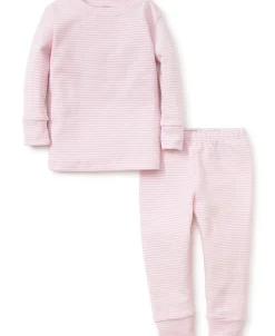 Kissy Kissy Simple Stripes Pink Toddler Pajama Set>Kids Pajamas|Pajamas