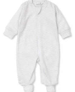 Kissy Kissy Simple Stripes Zip Footie> Footies|Pajamas