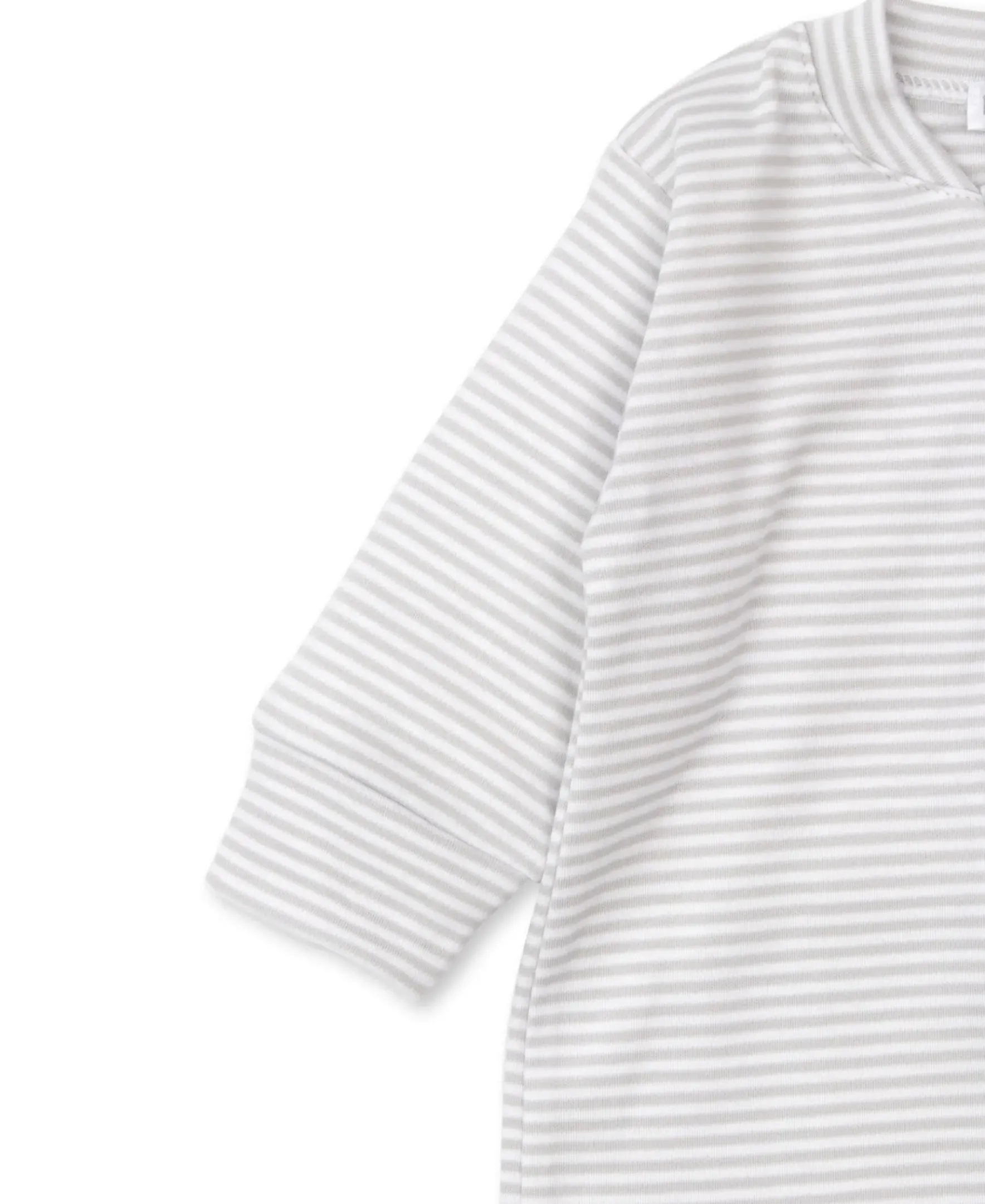 Kissy Kissy Simple Stripes Zip Footie> Footies|Pajamas