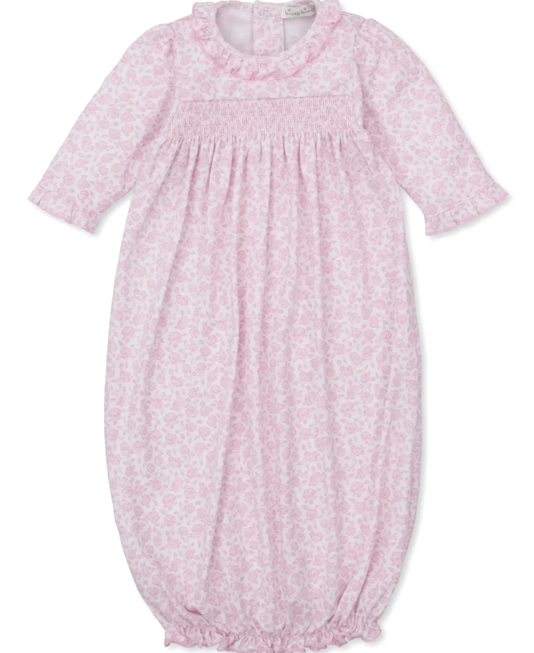 Kissy Kissy Summer Gardens Smocked Sack> Smocking + Hand Embroidery