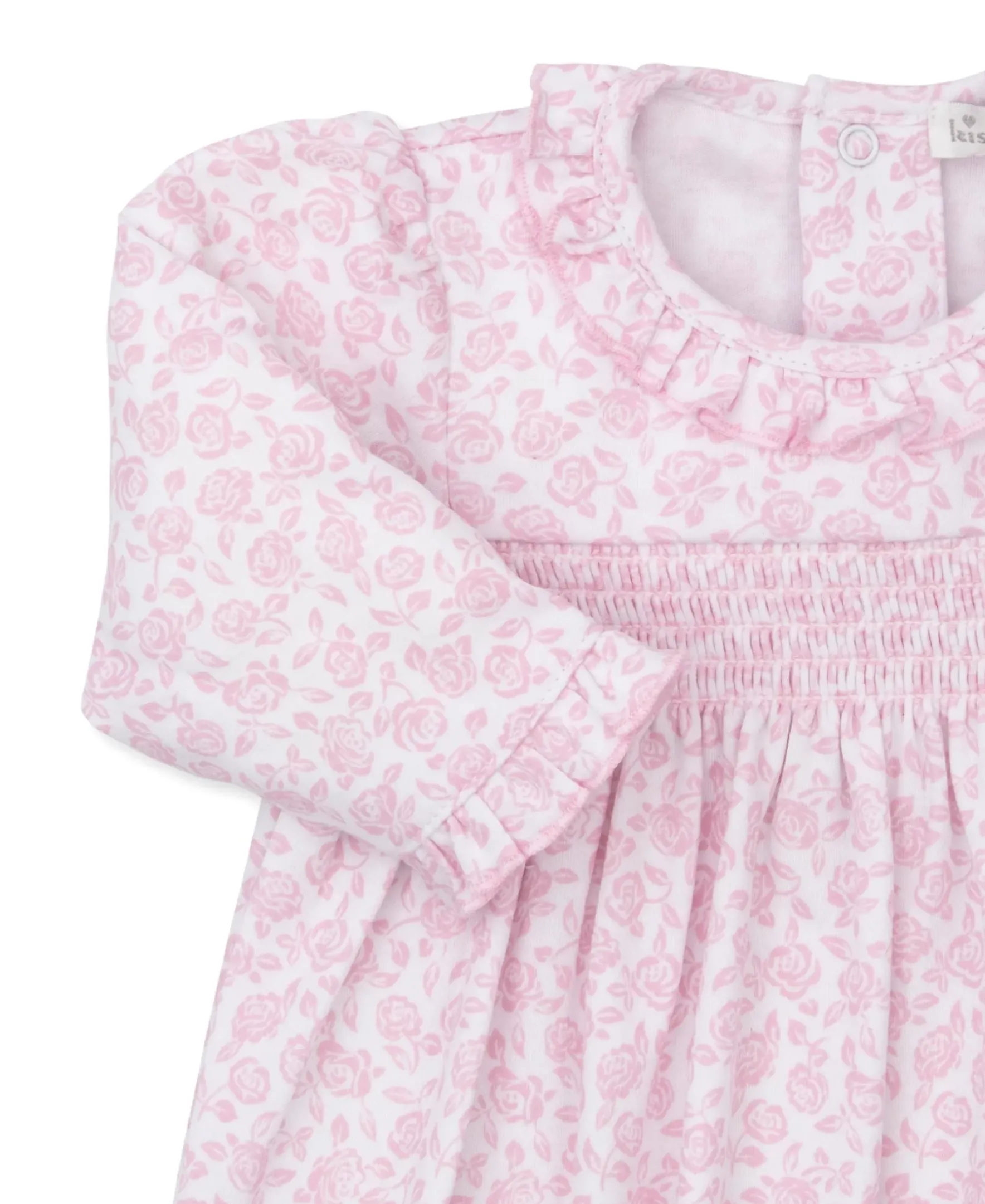 Kissy Kissy Summer Gardens Smocked Sack> Smocking + Hand Embroidery