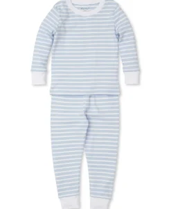 Kissy Kissy Team Stripes Blue Toddler Pajama Set>Kids Pajamas|Pajamas