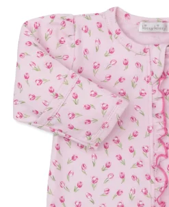 Kissy Kissy Tulip Blossoms Zip Footie> Footies|Pajamas