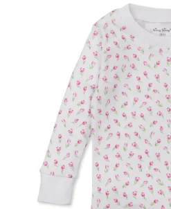 Kissy Kissy Tulip Blossoms White Pajama Set><noscript><img width=