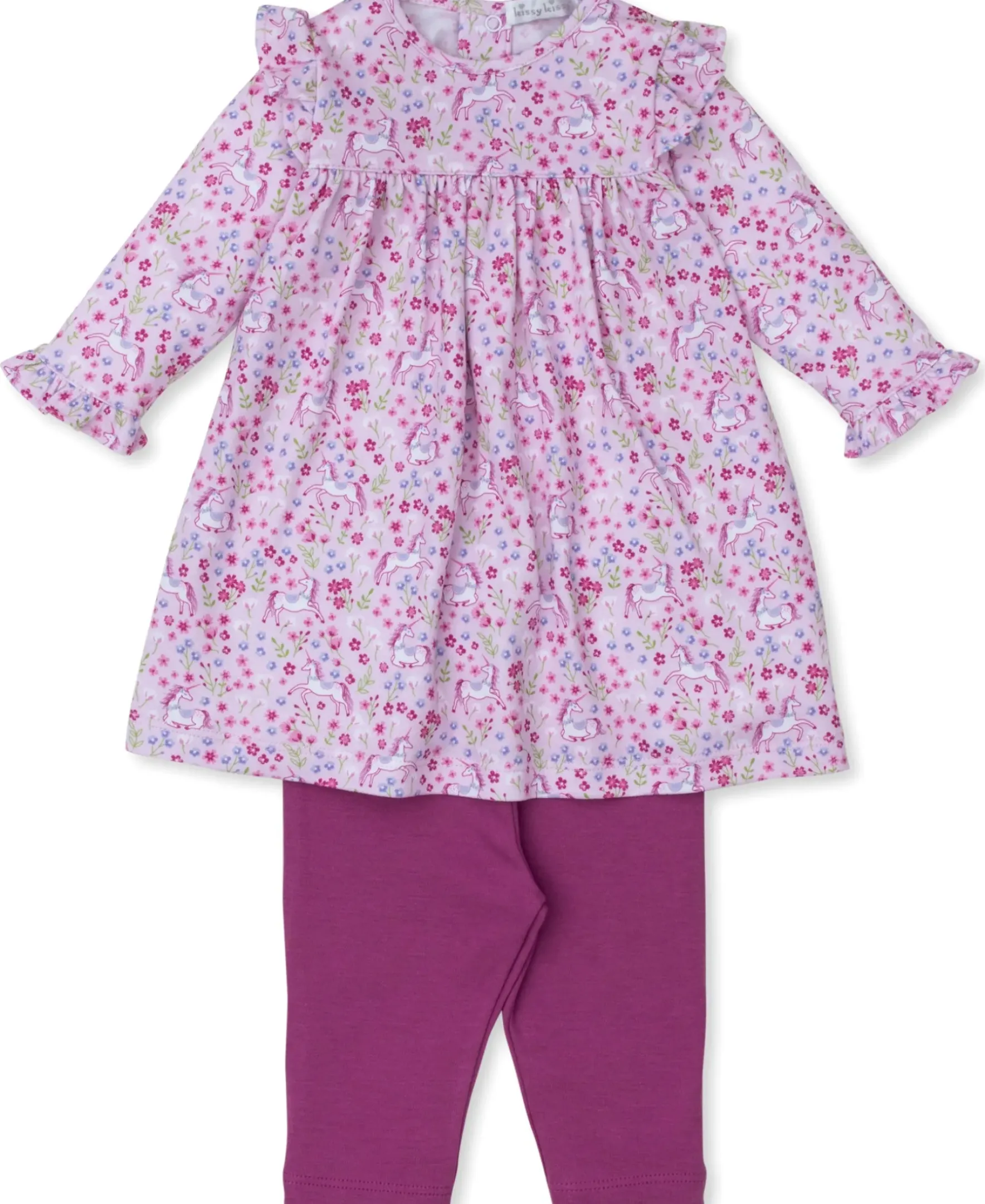 Kissy Kissy Unique Unicorns Dress Set> Dresses + Bubbles